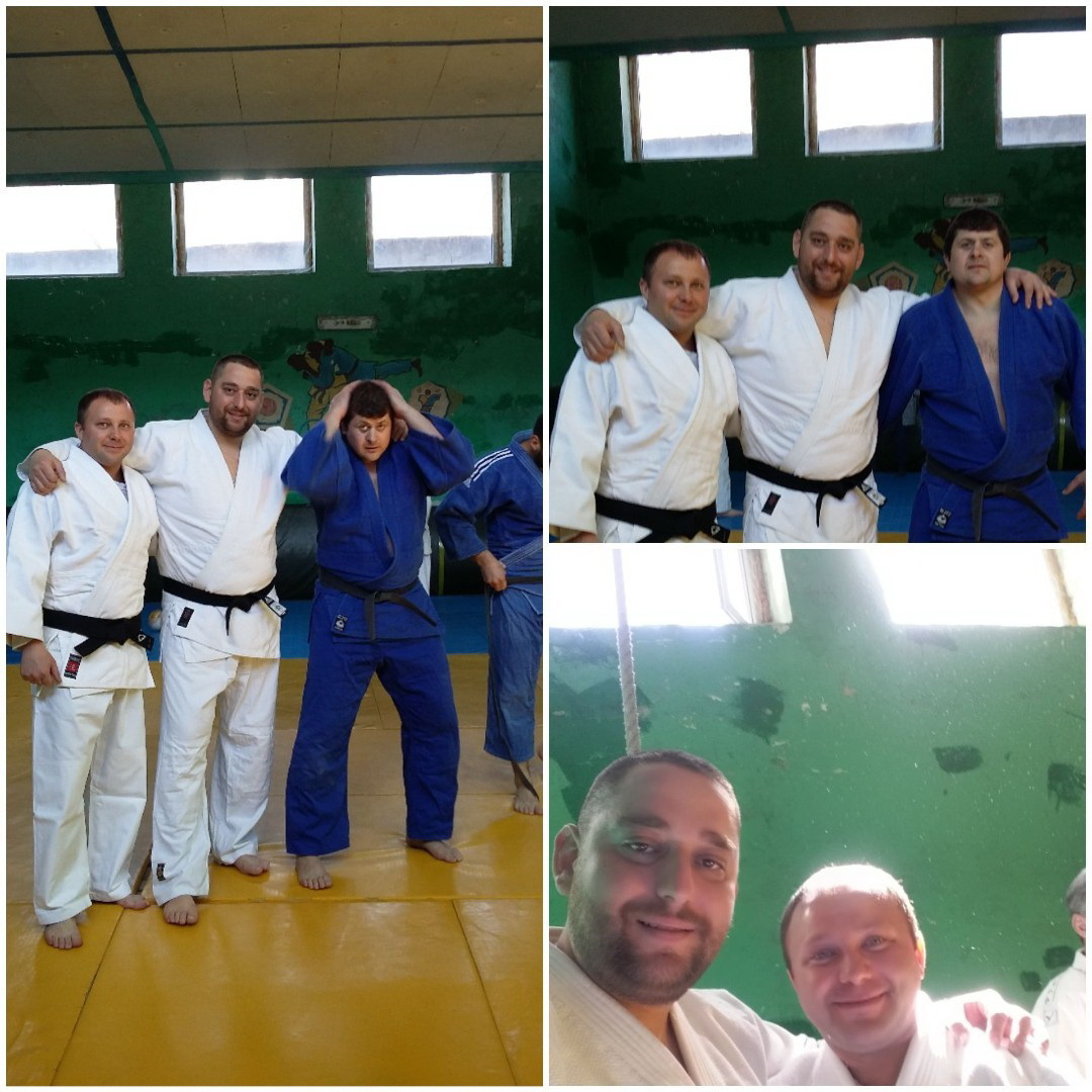 Президент Федерації дзюдо Івано-Франківська Дмитро Руденко, ліворуч - виконавчий директор федерації Сергій Курилюк, праворуч - керівник ветеранського руху дзюдо федерації Анатолій Коссак.